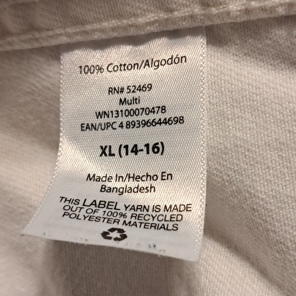 C12 Lite Camo/Tye-Dye Button-Up Jacket.. Wonder Nation Size XL - Picture 11 of 11